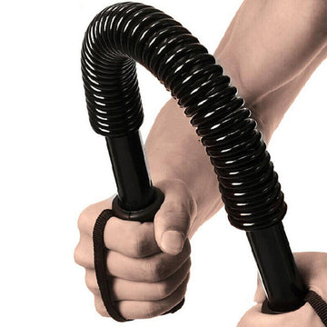 Barre à ressort flexible 30kg Fitness Entraînement de la force Procédé de galvanisation Pour bras-épaule-poitrine  Gymnastique